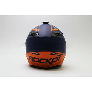 Шлем кроссовый ROCKOT RM-216 Soul (оранж/син мат, S)