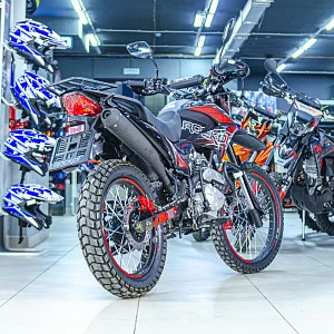 Мотоцикл эндуро ROCKOT XR250 (черный/красный, 21/18, ЭПТС)